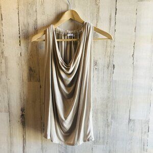 Michael Stars Cream Gathered Top